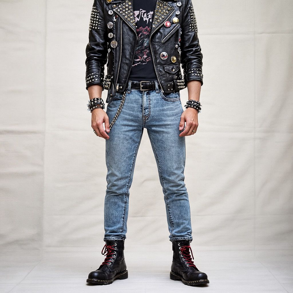 Other Skinny Jeans Studed Punk by RNA Japan Size US 32 / EU 48 - 10 Thumbnail