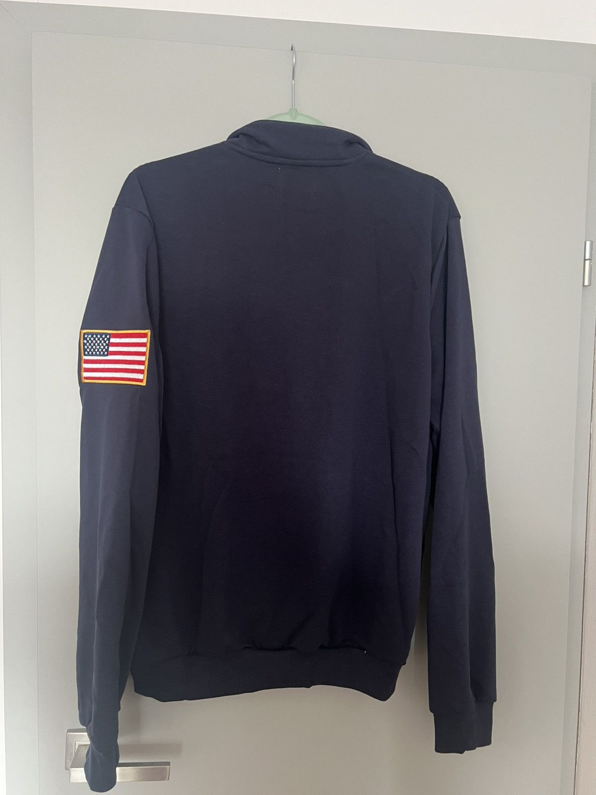Other Quarter Zip of Economist Jeffrey Epstein souveniur, USA flag Size US M / EU 48-50 / 2 - 2 Thumbnail