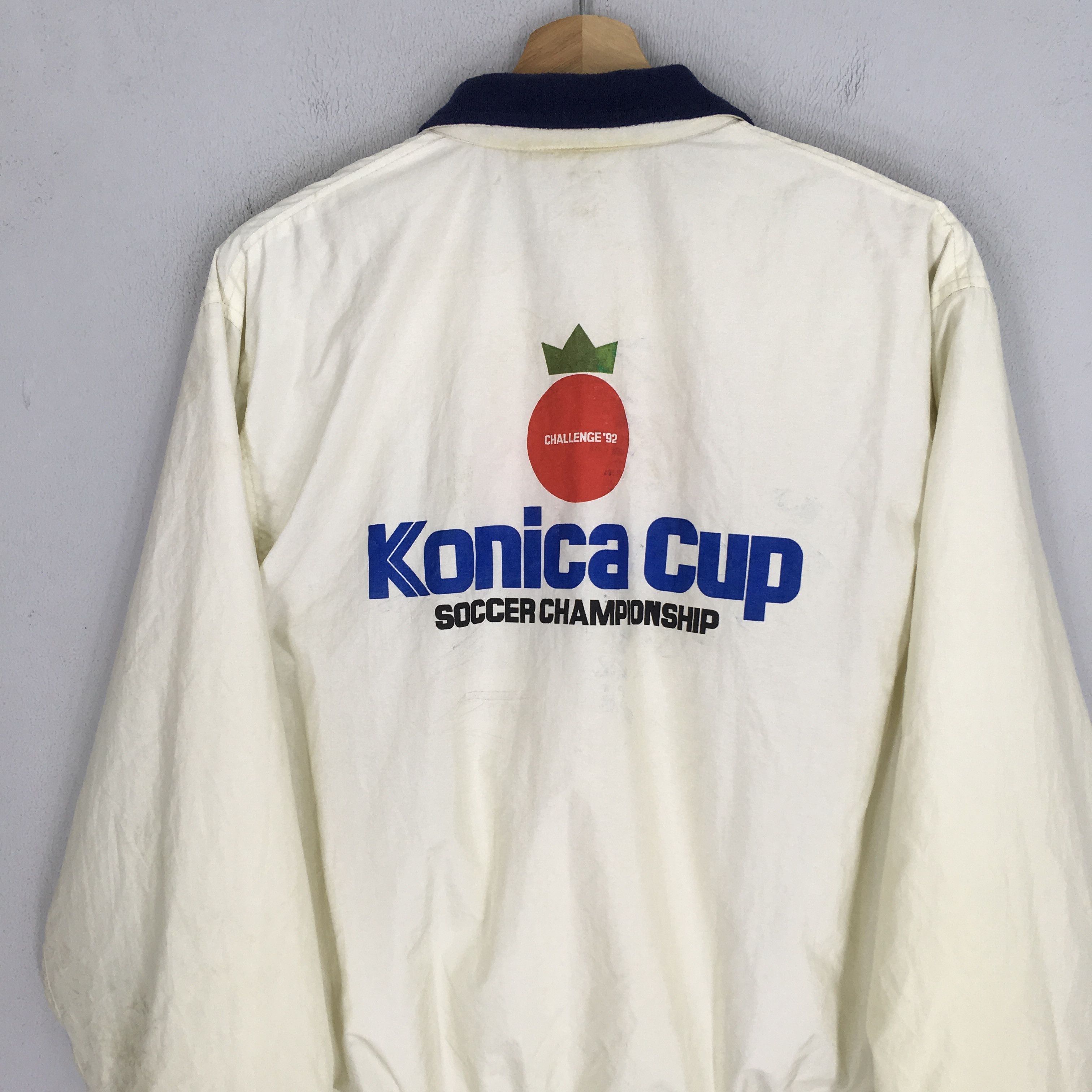 Japanese Brand Vintage 90's Konica Cup Soccer Championship Jacket Size US L / EU 52-54 / 3 - 9 Thumbnail