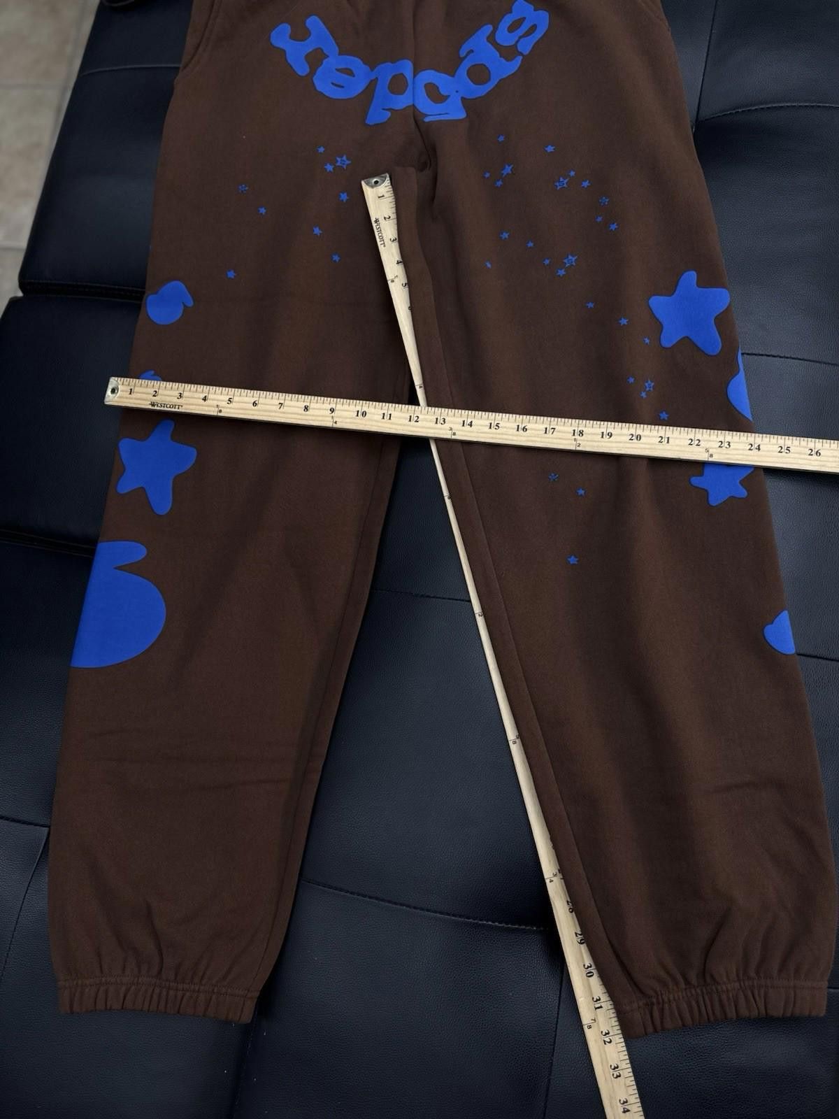 Other Size L - Sp5der Worldwide Brown/Blue Sweats Authentic Size US 34 / EU 50 - 8 Thumbnail