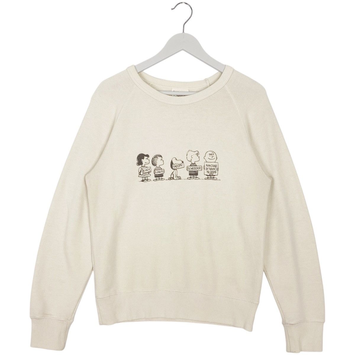Other Vintage Peanuts Snoopy Printed Crewneck Sweatshirt Beige Size US L / EU 52-54 / 3 - 1 Thumbnail