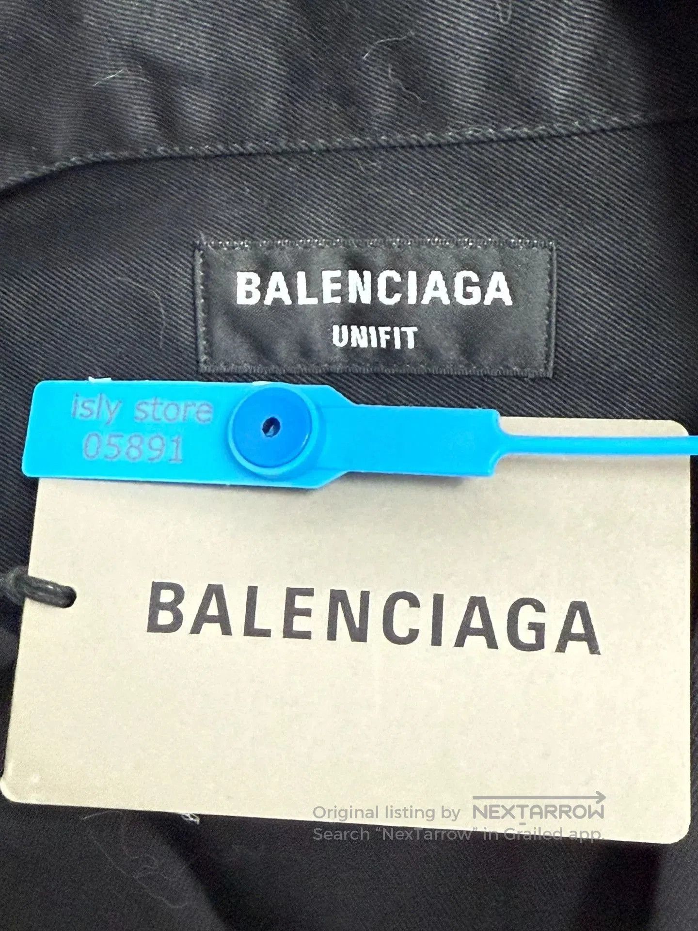 Balenciaga Balenciaga Letter Print Chest Pocket Shirt. Size US L / EU 52-54 / 3 - 5 Thumbnail