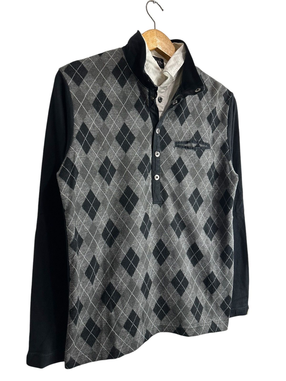 Beauty Beast PLUVIOUS DOUBLE LAYER LONG SHIRT GOTHIC IFSIX LGB STYLE Size US M / EU 48-50 / 2 - 3 Thumbnail
