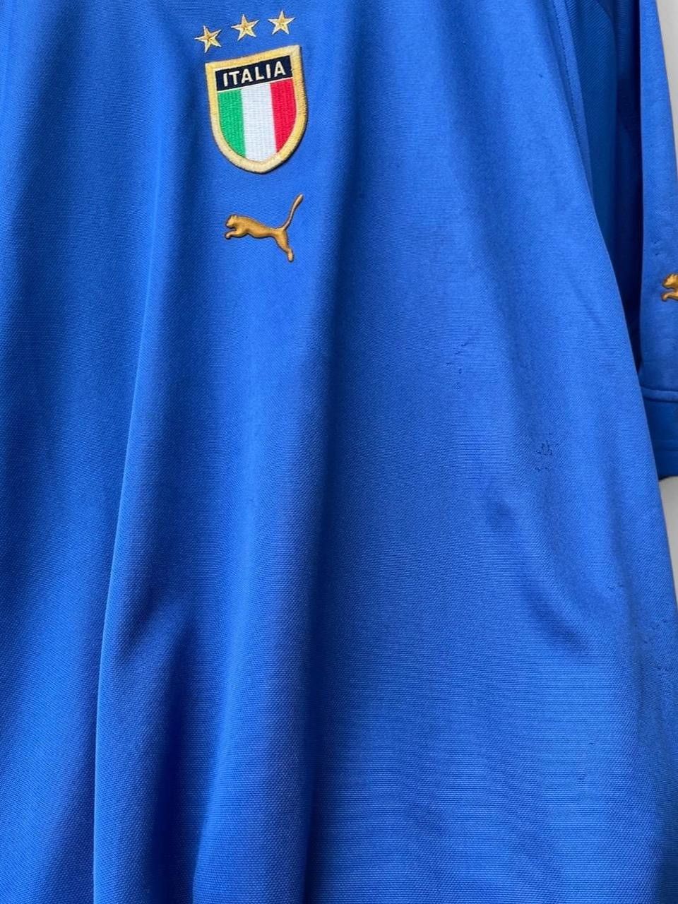 Puma 🌹💫2000S PUMA ITALIA HOME SOCCER JERSEY VINTAGE RETRO Size US L / EU 52-54 / 3 - 6 Thumbnail
