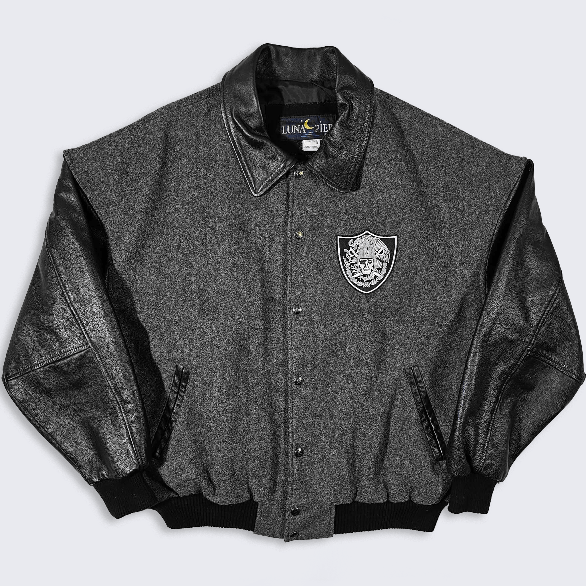 Vintage Mexico Raiders Vintage 90s Customized Varsity Bomber Jacket Size US XL / EU 56 / 4 - 2 Thumbnail