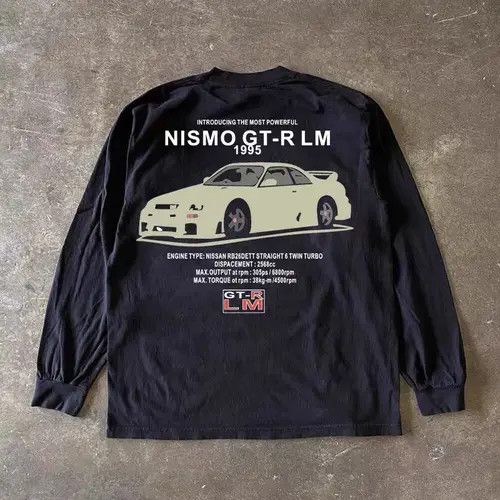 Japanese Brand × Vintage Black washed retro classic car pattern long sleeve t-shirt Size US L / EU 52-54 / 3 - 3 Thumbnail