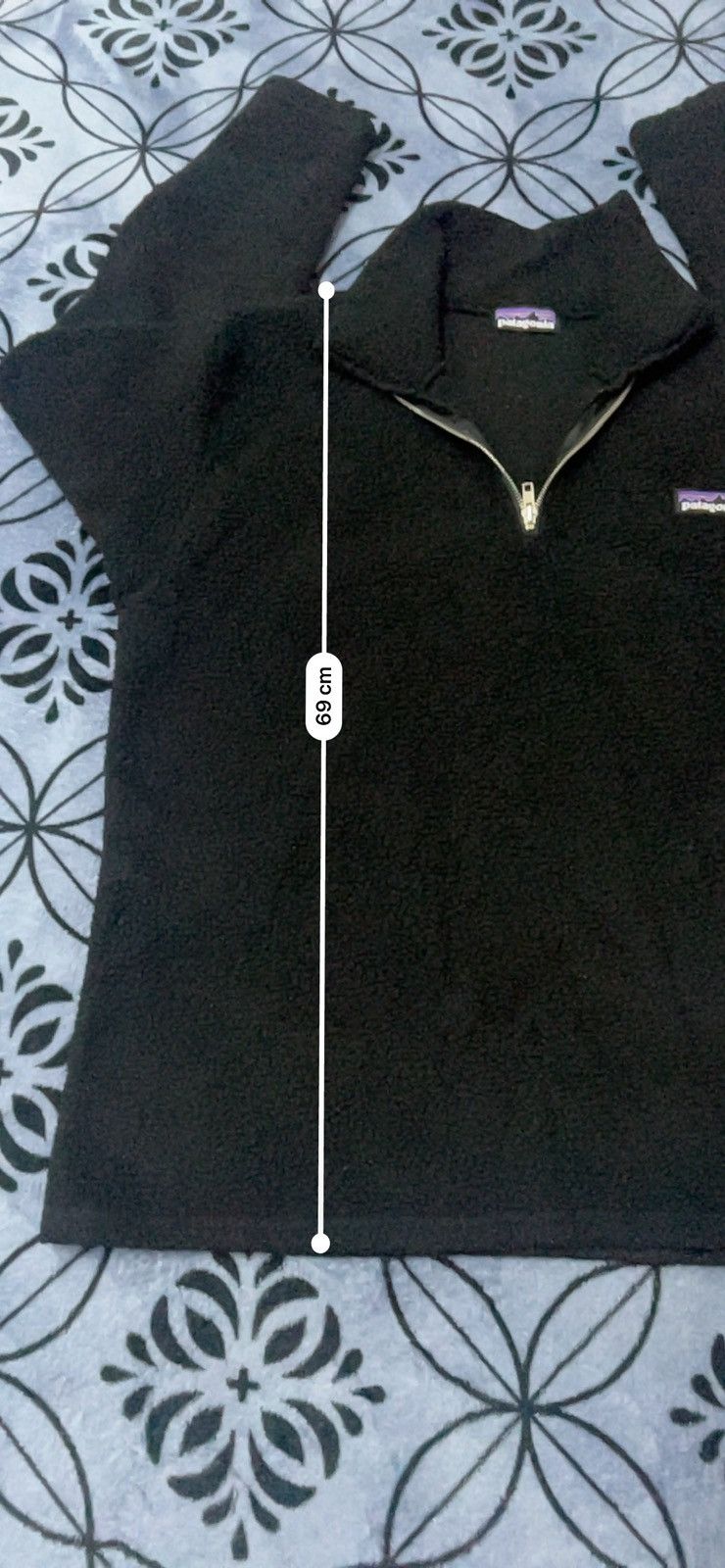 Patagonia × Vintage Patagonia - sweatshirt 1/4 zip fleece men Size US L / EU 52-54 / 3 - 8 Thumbnail