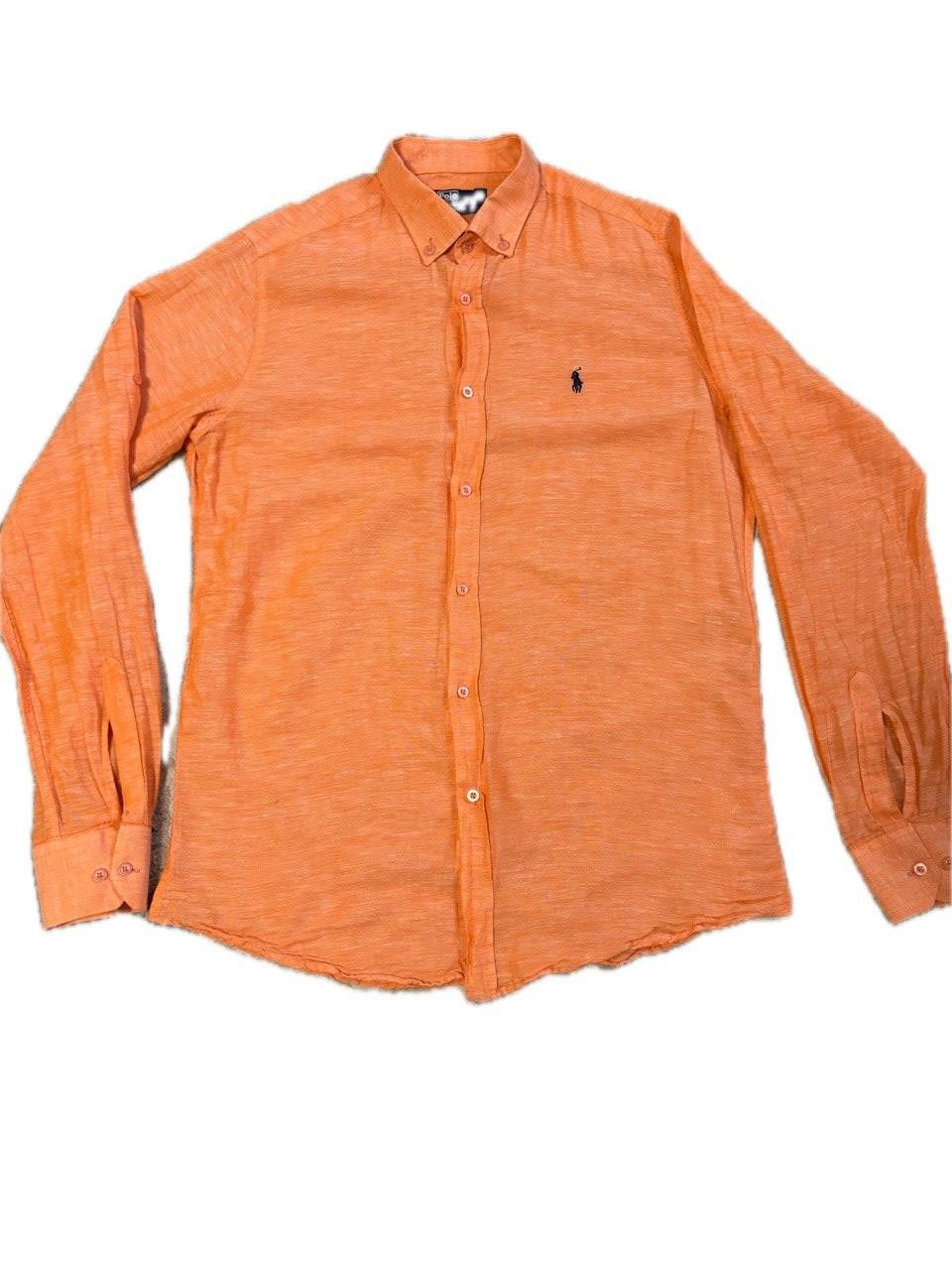 Polo Ralph Lauren Polo Ralph Lauren Blake men's shirt, orange, made in USA Size US L / EU 52-54 / 3 - 15 Thumbnail