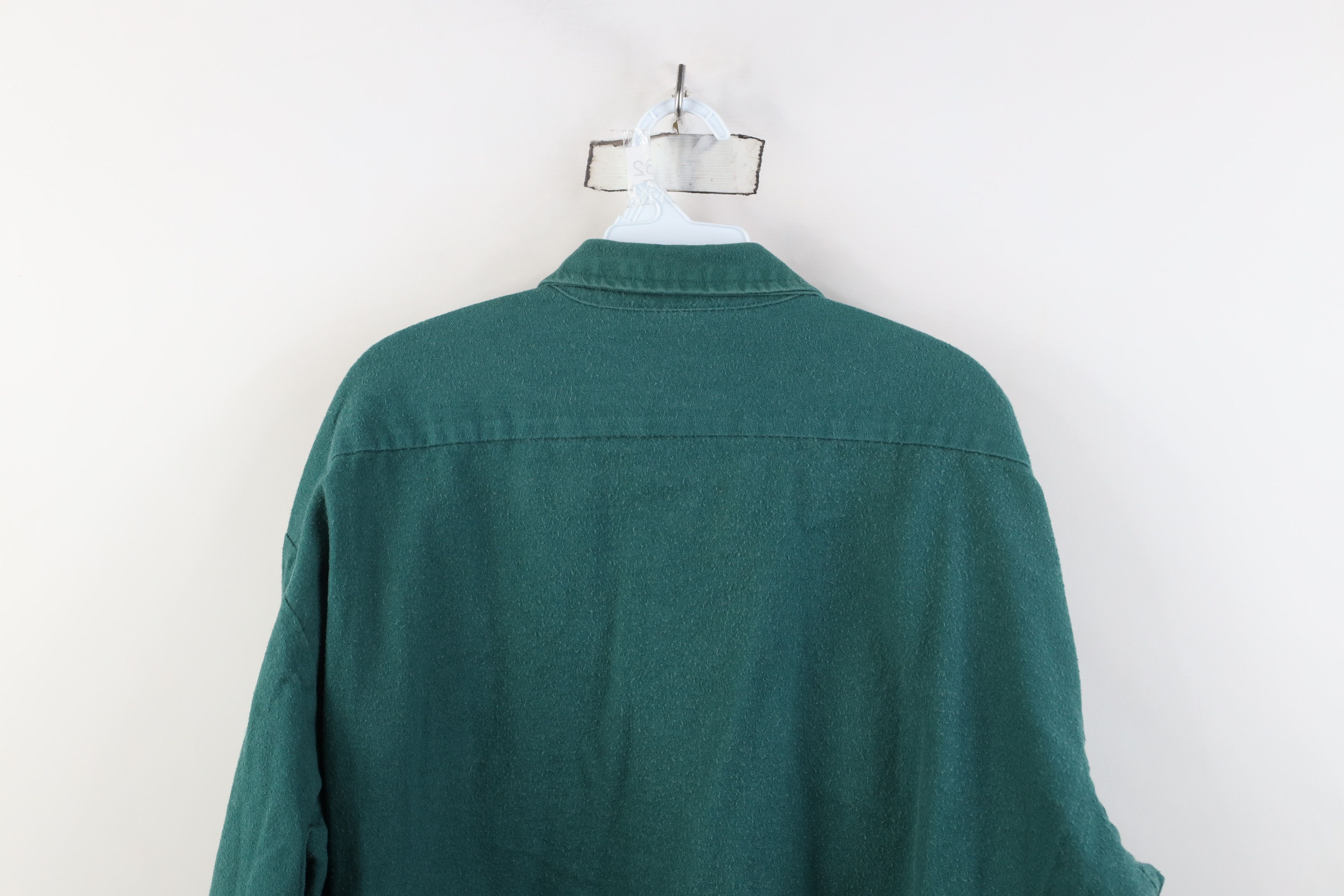 Vintage Vintage 90s Streetwear Heavyweight Chamois Button Shirt Size US XXL / EU 58 / 5 - 10 Thumbnail