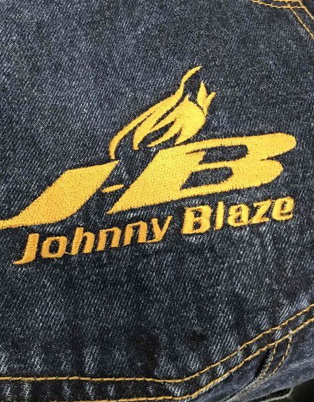 Wu-Tang Clan Johnny Blaze jeans, vintage Wu Wear baggy pants, Wu Tang 40 Size US 40 / EU 56 - 3 Thumbnail