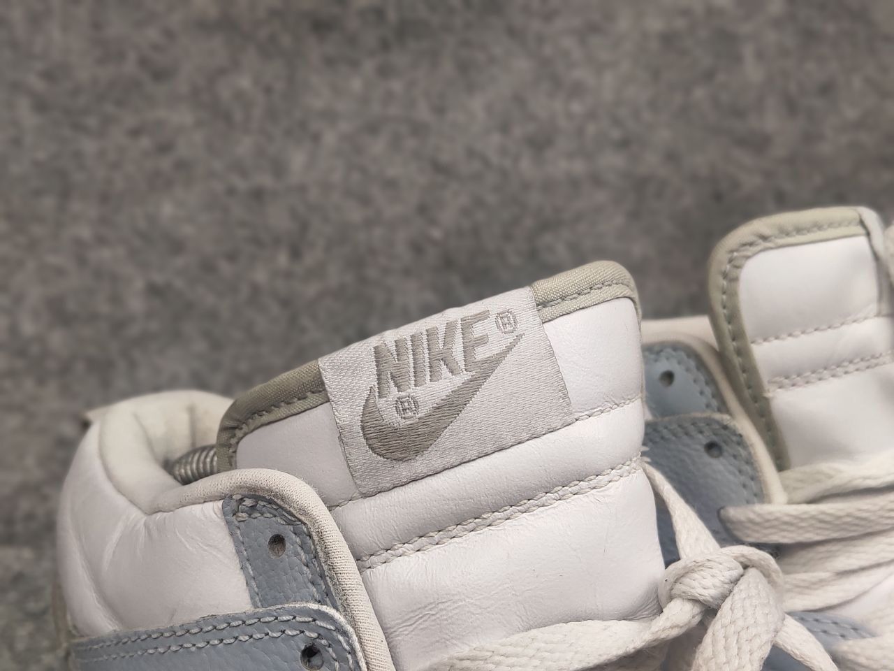 Nike Vintage 2005 Nike Dunk High Blue Gray Leather Sneakers Size US 8 / IT 38 - 13 Thumbnail