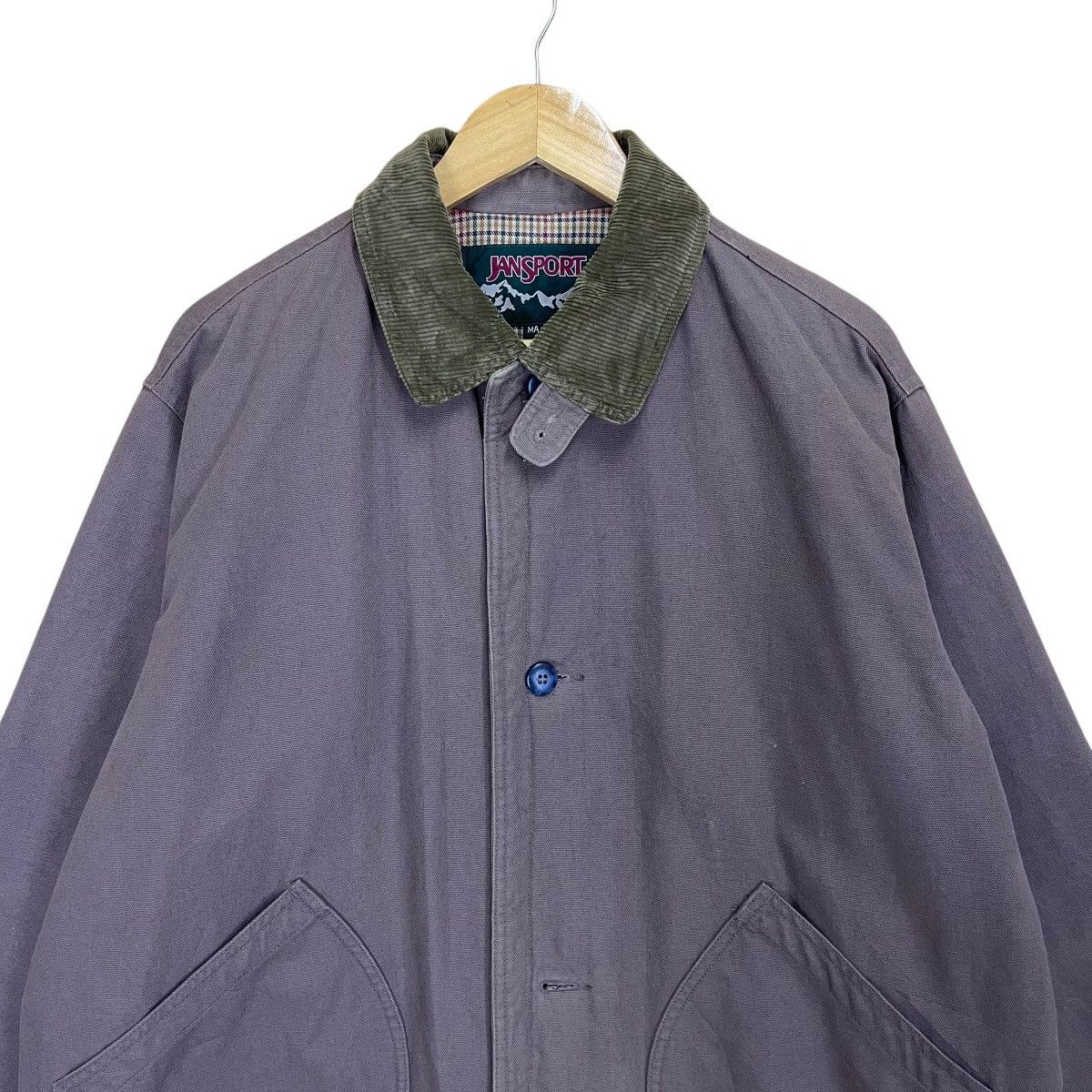 Jansport Vintage 90s Jansports Duck Canvas Button Jacket Size XL Size US XL / EU 56 / 4 - 5 Thumbnail