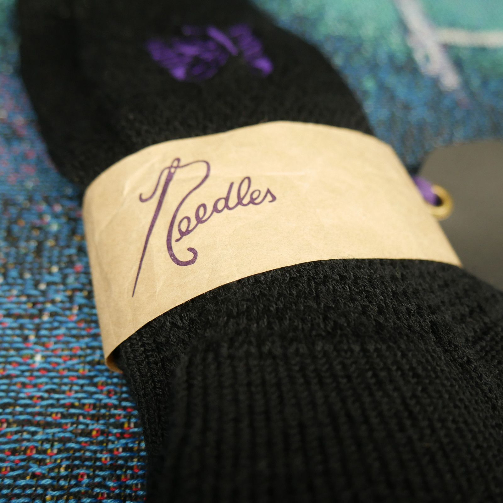 Needles Needles Pile Socks Butterfly Logo Size Small Size ONE SIZE - 4 Thumbnail