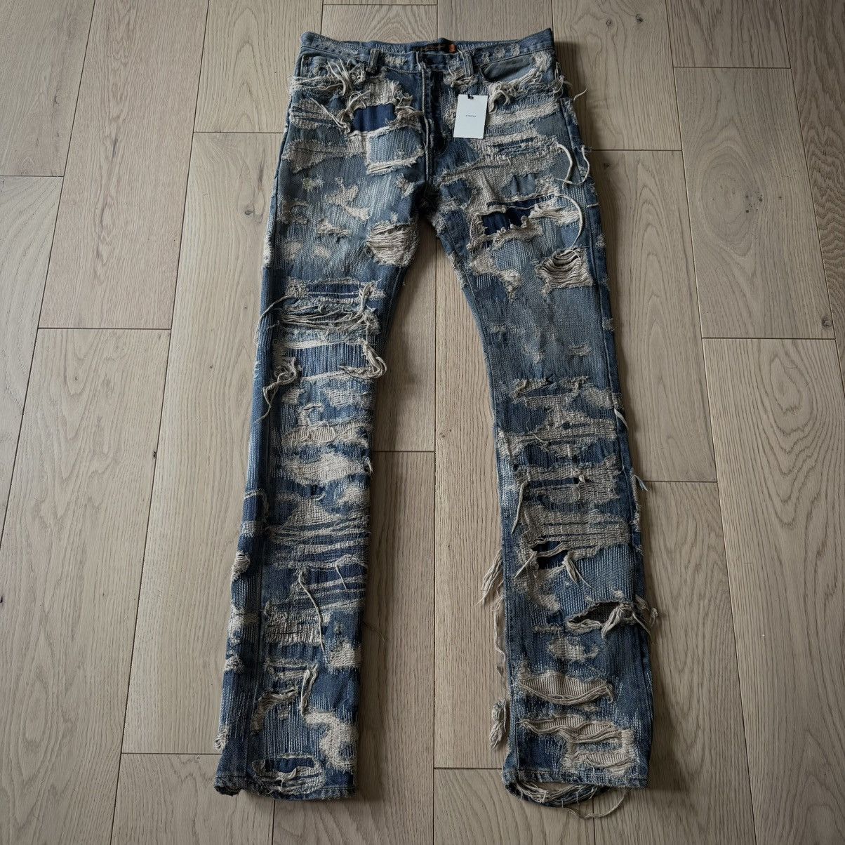 05AW Arts&Crafts期 UNDERCOVER COEUR AW05 Undercover Arts and Crafts Hearts Denim • Tagged