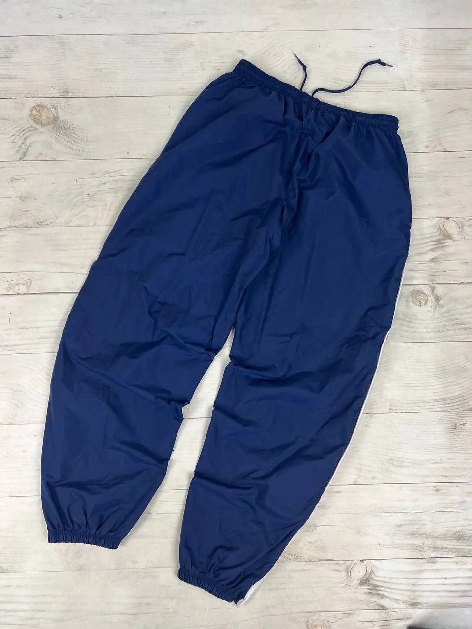 Nike Vintage Nike Track Pants Nylon 00s Swoosh Striped Y2K Baggy Size US 36 / EU 52 - 8 Thumbnail