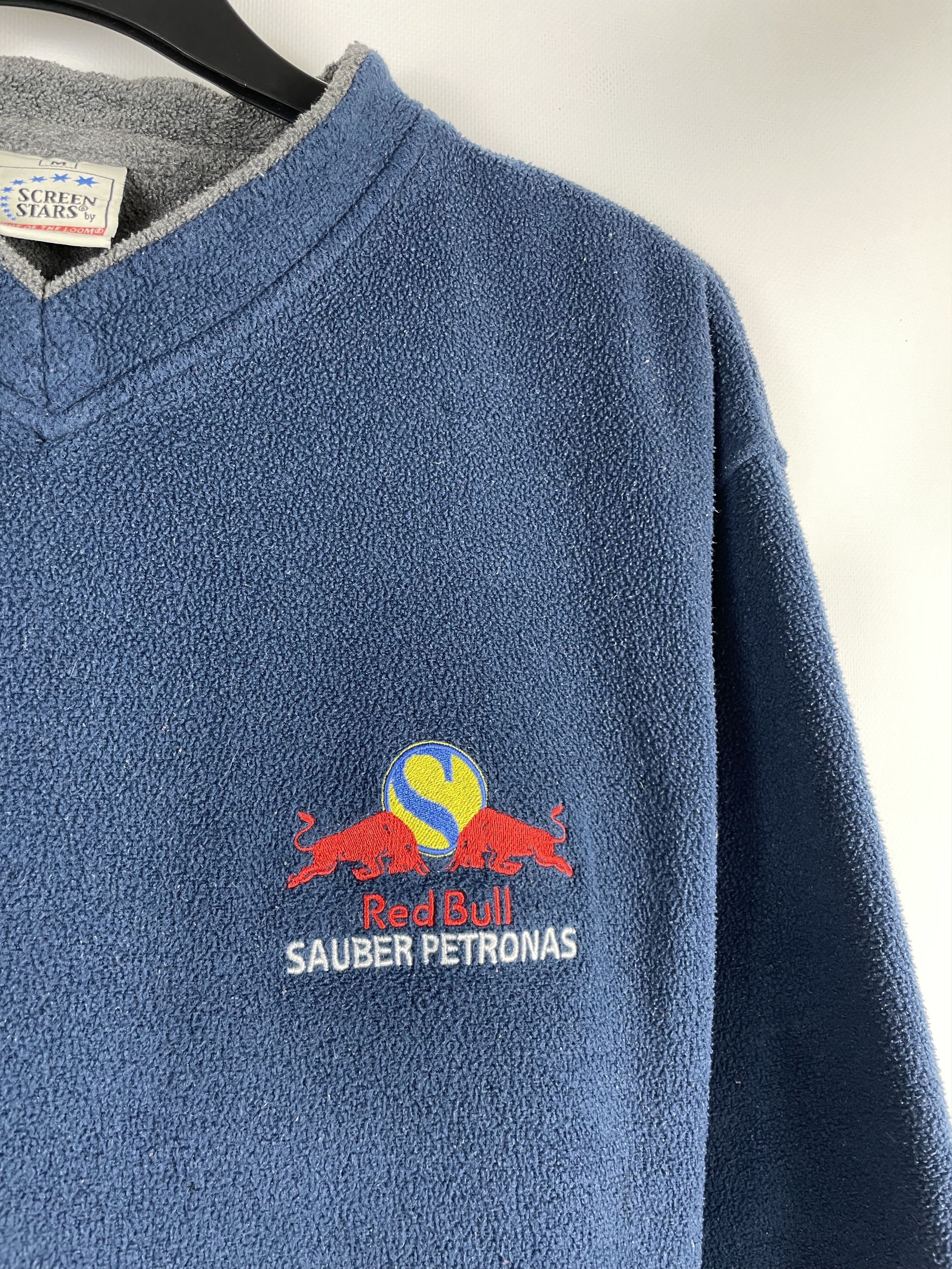 Other Vintage 90s Red Bull Sauber Petronas Fleece Sweatshirt Size US M / EU 48-50 / 2 - 5 Thumbnail