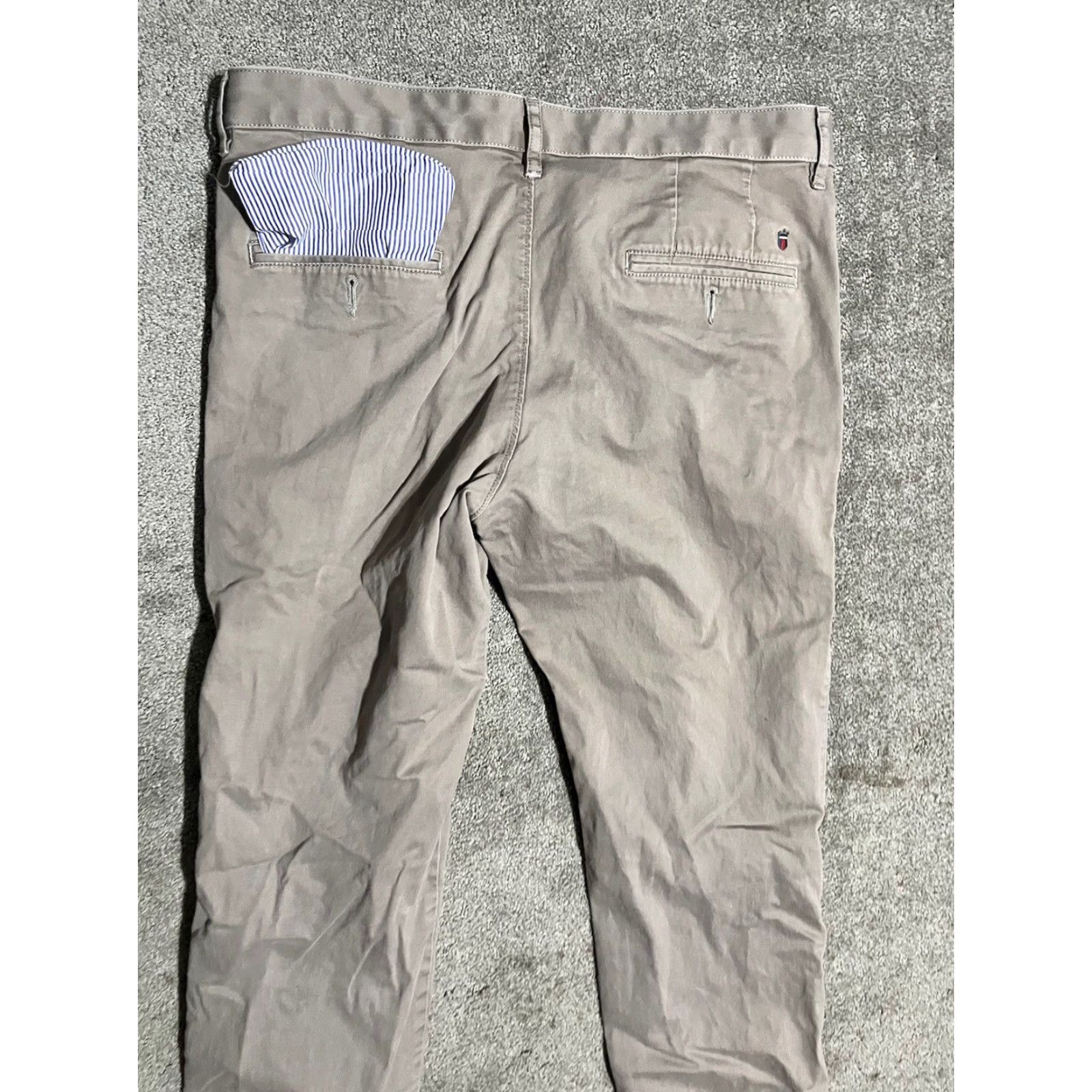 Vintage Louis Philippe Mens Pants Chino Khakis Gray 34 Inseam 30 Regular Size US 34 / EU 50 - 4 Thumbnail