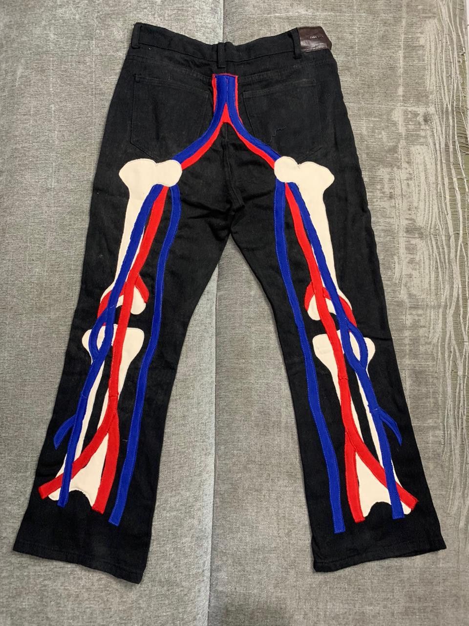 Zara Zara Cloverleaf Rework Pants hand made product Size US 32 / EU 48 - 2 Thumbnail