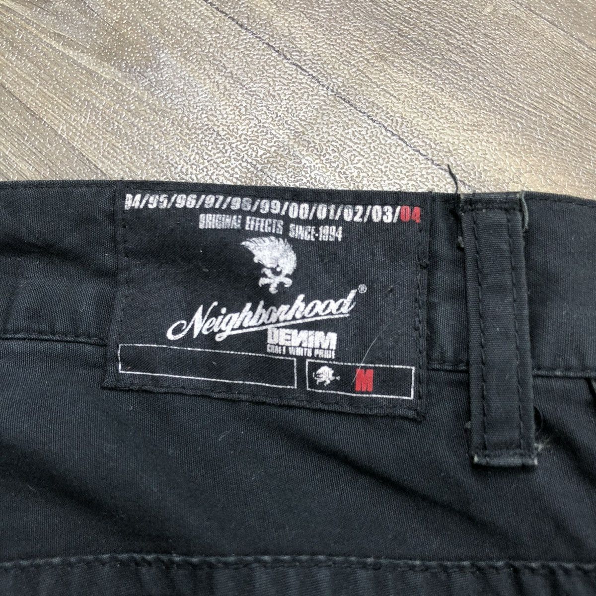 Japanese Brand × Neighborhood 🇯🇵 2000s Neighborhood Side Stripe Corduroy Wide Pants Faded Size US 30 / EU 46 - 14 Thumbnail