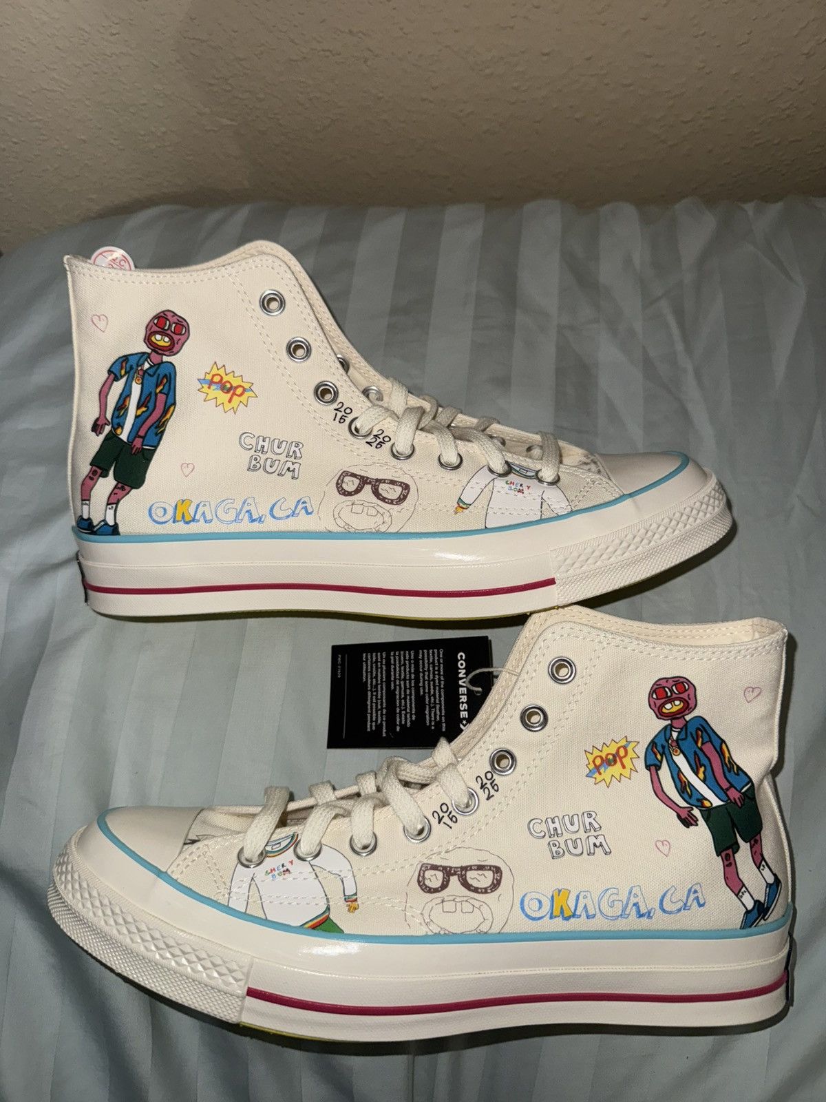 Converse × Golf le Fleur Converse x Tyler, The Creator Cherry Bomb Size US 10 / EU 43 - 1 Thumbnail