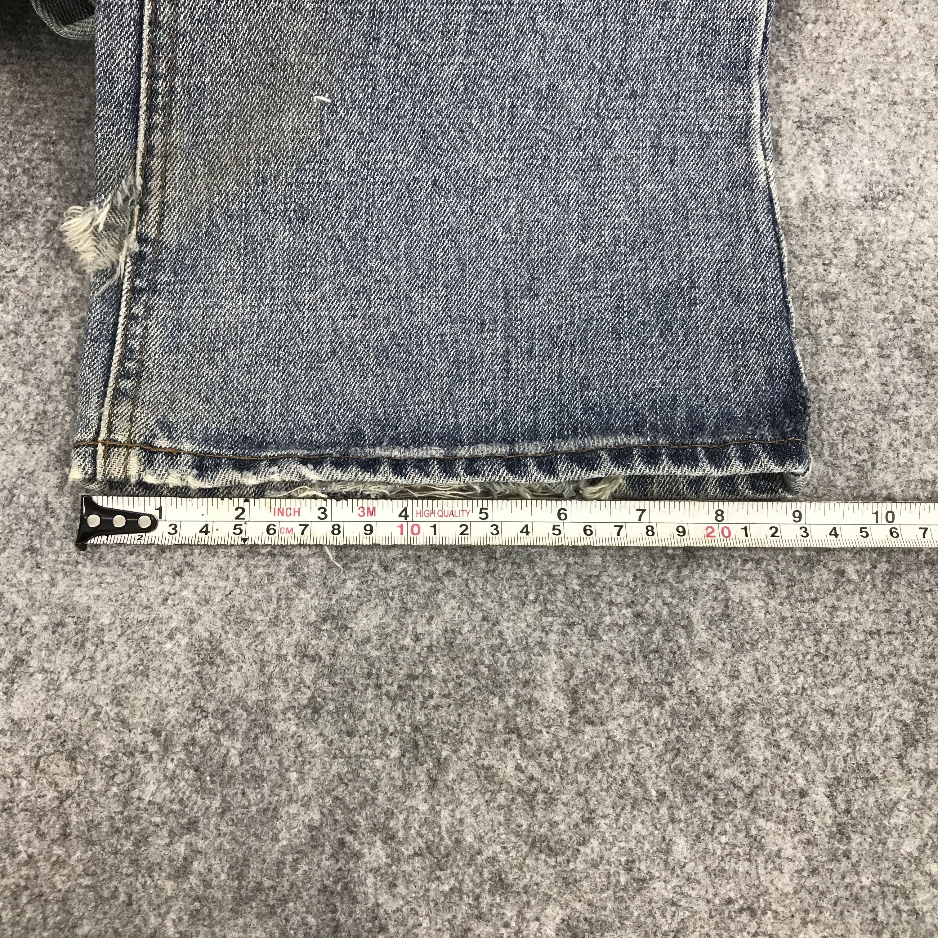 Japanese Brand BOBSON CHESSKING DISTRESSED BOOTCUT JEANS Size US 31 - 13 Thumbnail