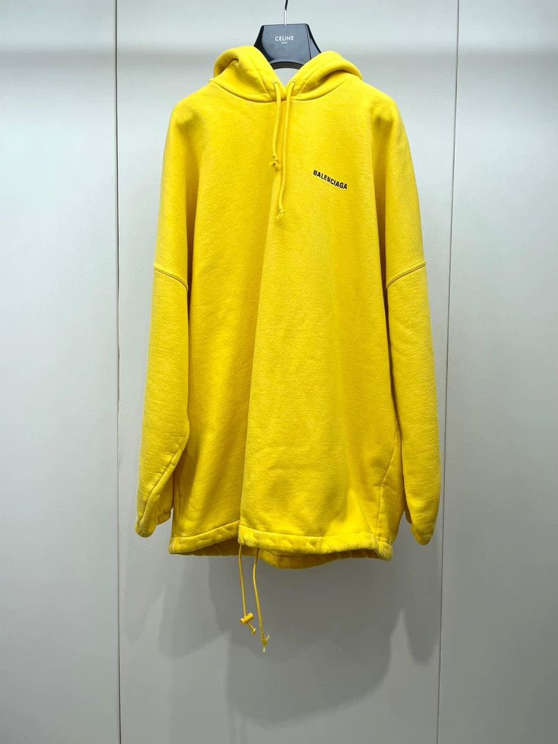 Balenciaga Balenciaga Yellow hooded sweatshirt Size US XS / EU 42 / 0 - 1 Thumbnail