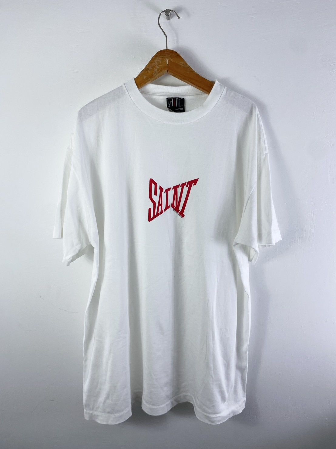 Rare Saint Michael Ribbon Logo T-Shirt