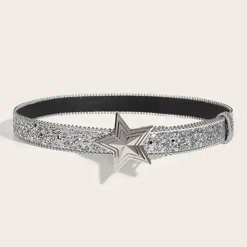 Other Y2k Star Buckle silver Belt Size ONE SIZE - 2 Thumbnail