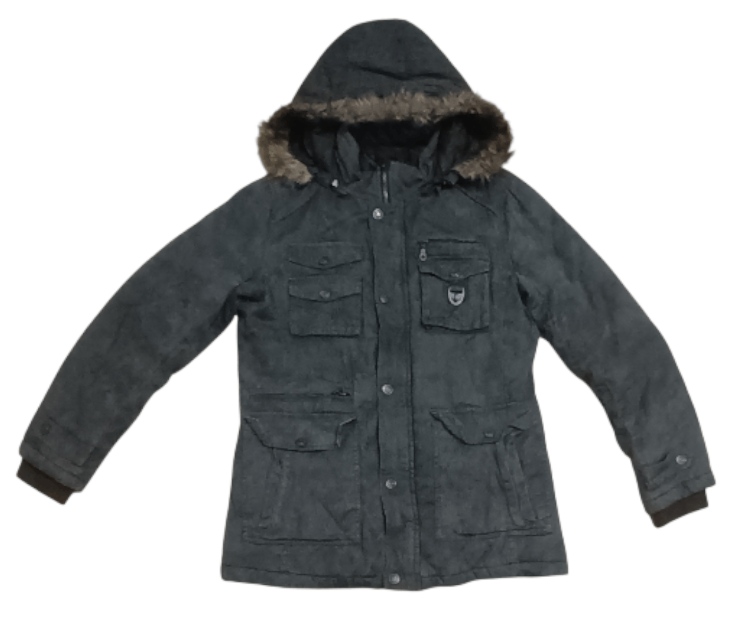 In The Attic IN THE ATTIC TWO TONE PUFFER PARKA HOODED JACKET Size US L / EU 52-54 / 3 - 1 Thumbnail