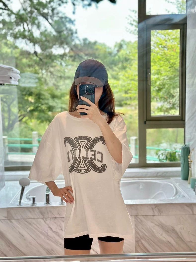 Celine Celine Logo Short Sleeve TShirt Size L Size US L / EU 52-54 / 3 - 2 Thumbnail