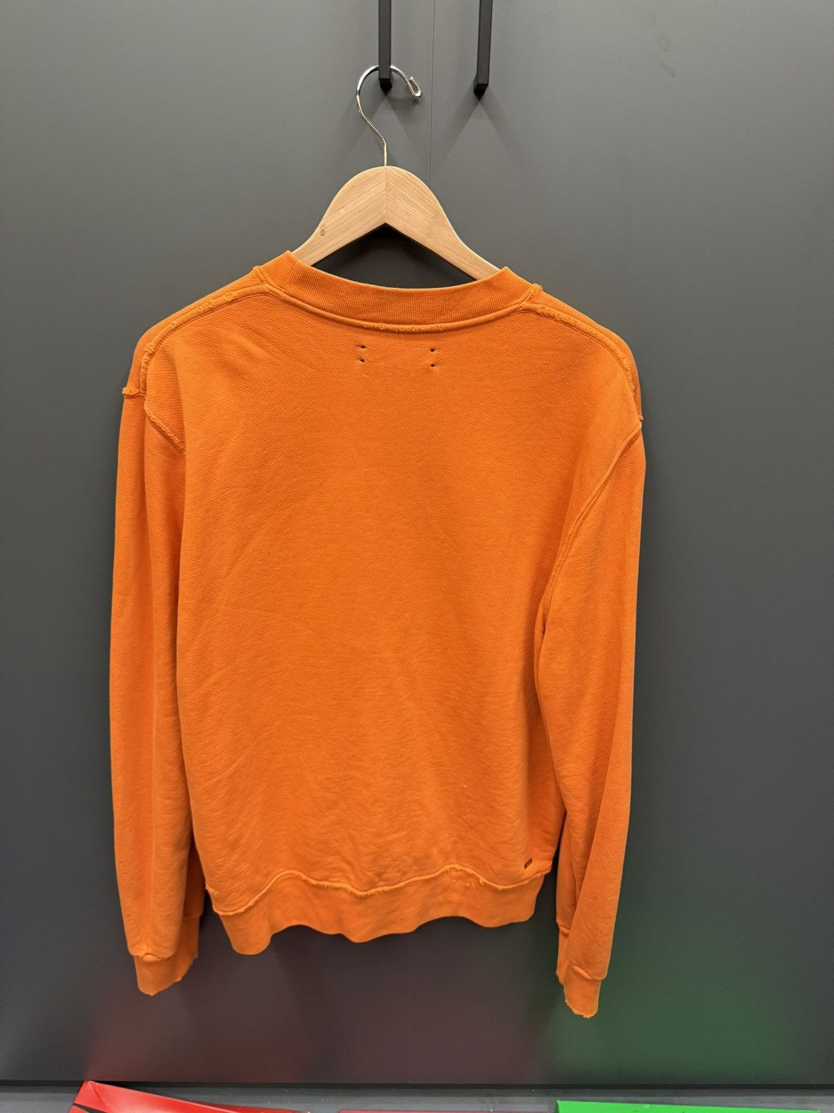 Amiri Amiri Orange Cotton Sweatshirt With Bandana Applique Size US M / EU 48-50 / 2 - 4 Thumbnail