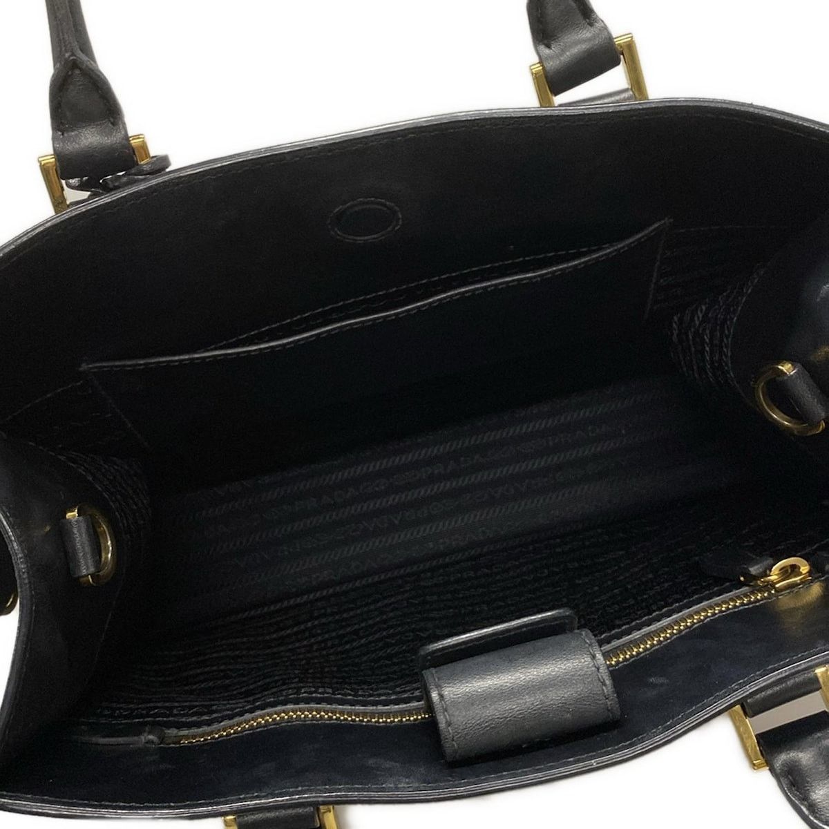 Prada PRADA Logo Tote Bag 1BA118 Size ONE SIZE - 10 Thumbnail