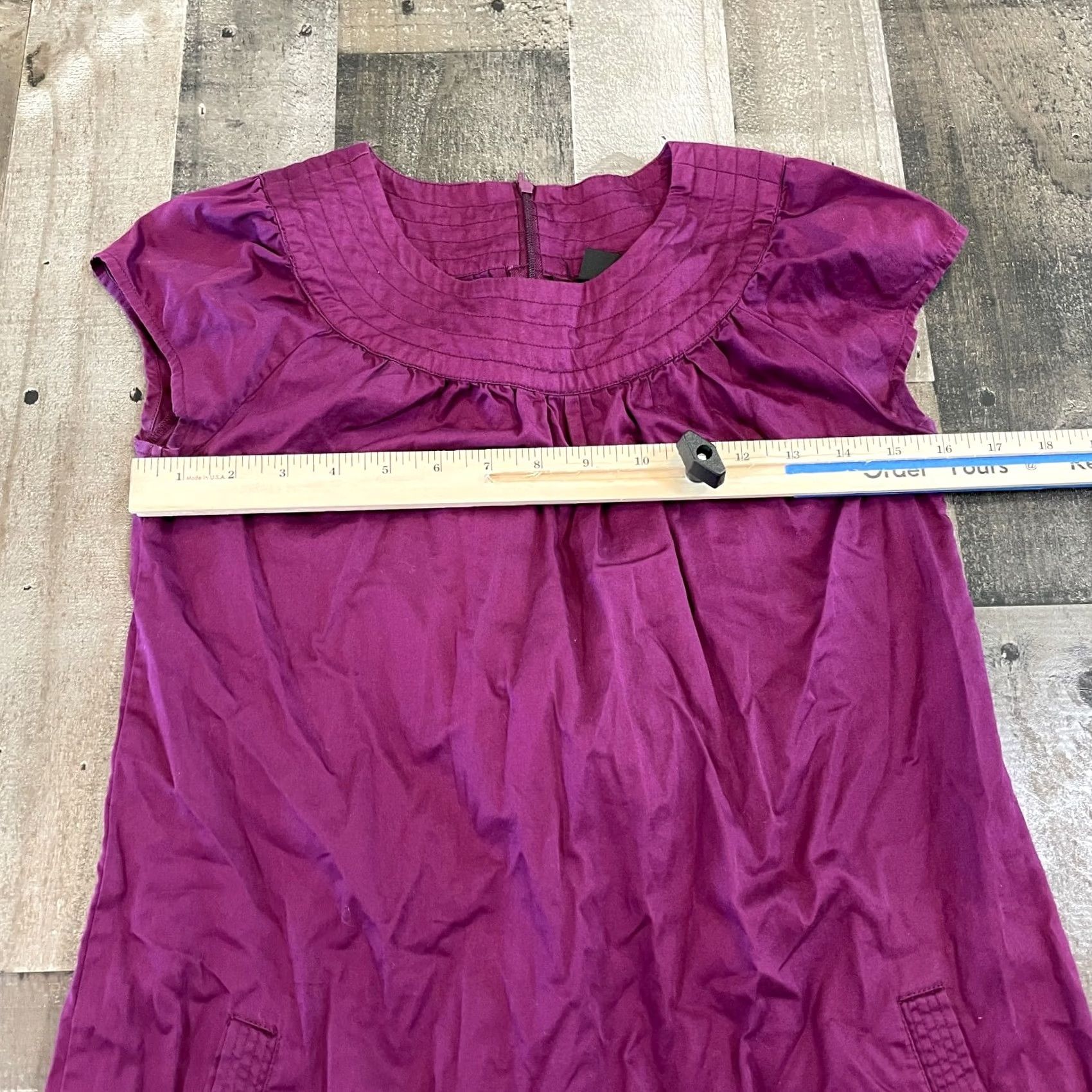 Mossimo Mossimo Dress Womens XS Purple Mini Round Neck Cap Sleeve Costume/Party Casual Dress Size XS / US 0-2 / IT 36-38 - 5 Thumbnail