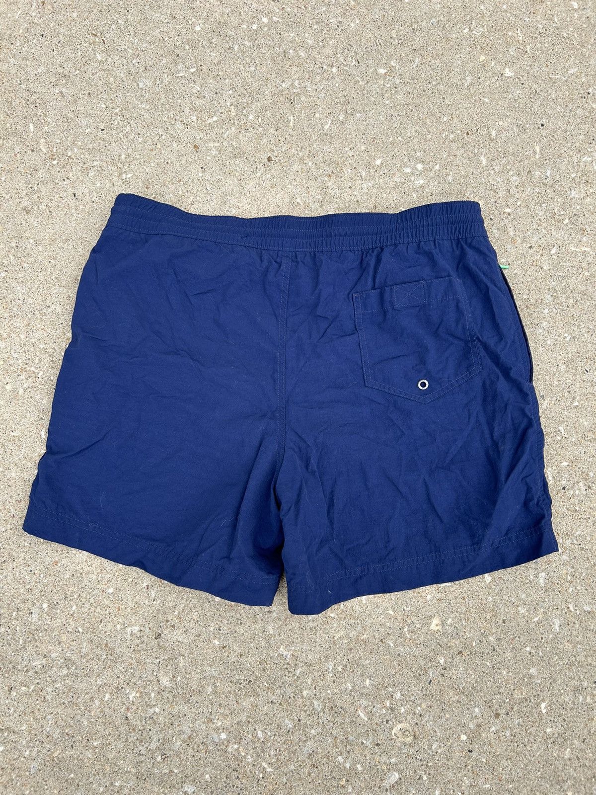 Polo Ralph Lauren Vintage 90s Polo Ralph Lauren Navy Swim Trunks Size US 36 / EU 52 - 4 Thumbnail