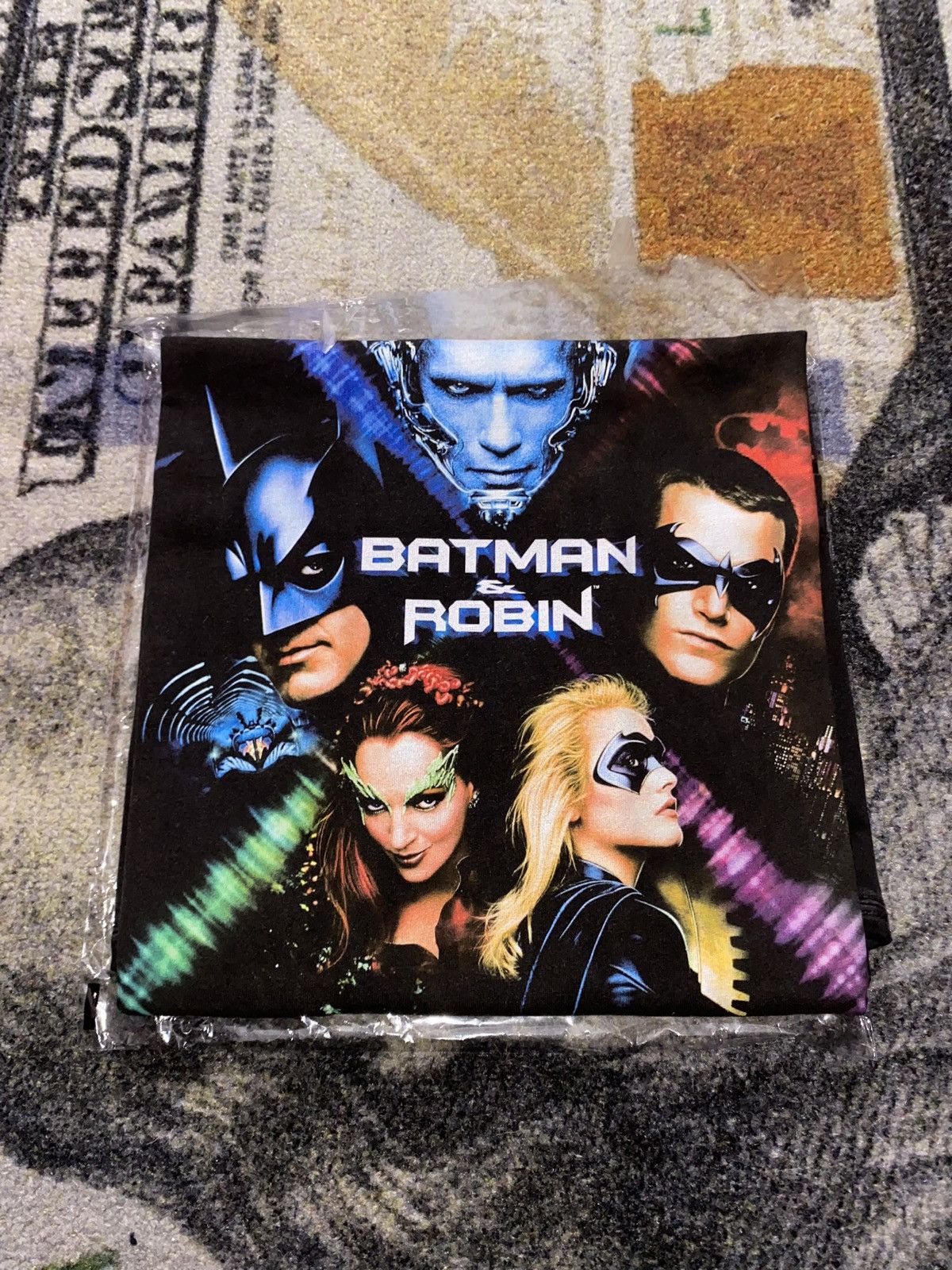 DC Comics Kith x Batman And Robin Vintage Tee Black Size US XXL / EU 58 / 5 - 1 Thumbnail