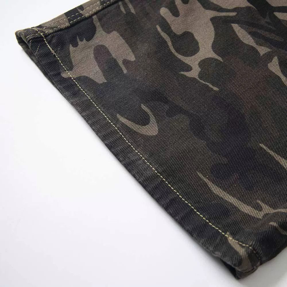 Vintage American loose casual straight camouflage work trousers Size US 32 / EU 48 - 6 Thumbnail