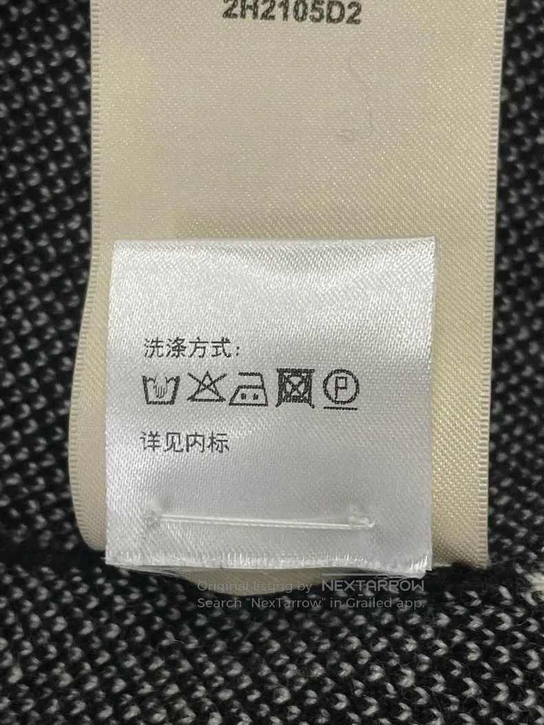 Hermes Hermes Black and White Color Block Printed Mid-Length Open Size XXS / US 00 / IT 34 - 7 Thumbnail