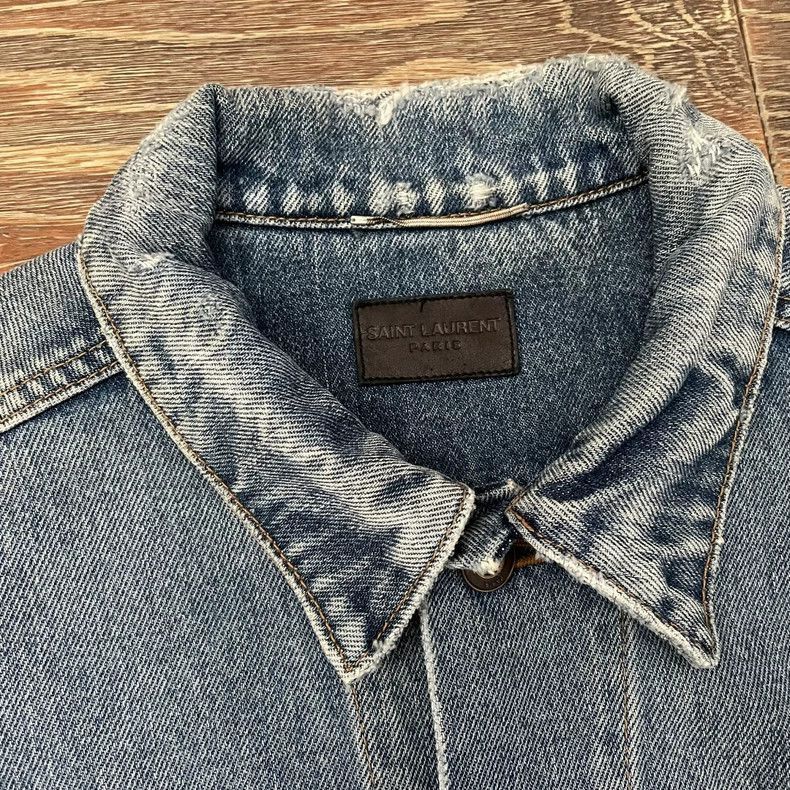 Saint Laurent Paris Saint Laurent Paris Denim jacket-2506 Size US S / EU 44-46 / 1 - 5 Thumbnail