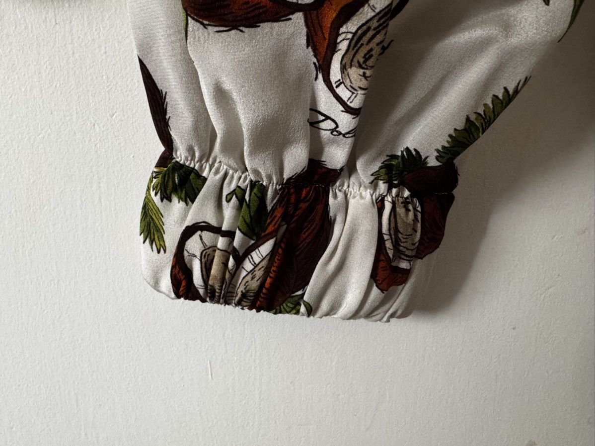 Dolce & Gabbana Dolce & Gabbana “Coconut” Print Silk Trousers – 48IT Size US 32 / EU 48 - 7 Thumbnail