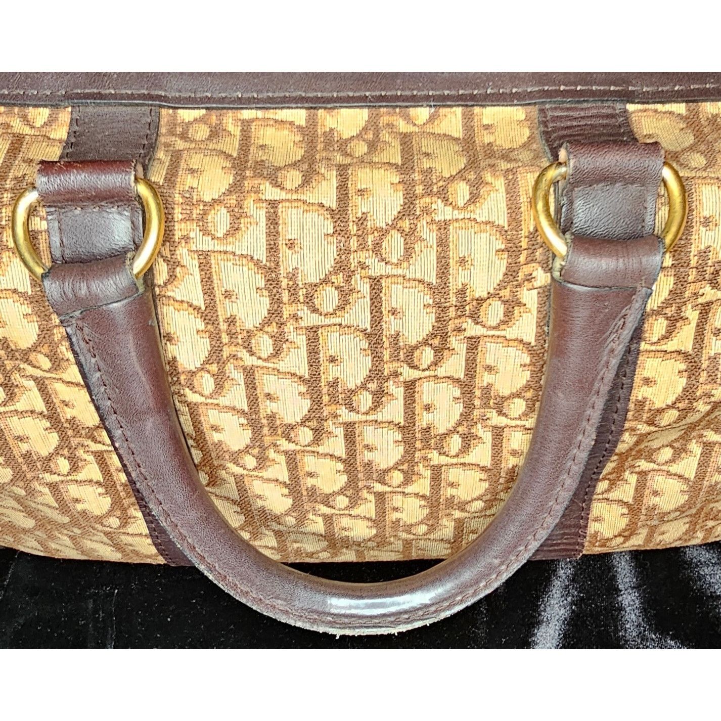 Dior CHRISTIAN DIOR 1960s RARE Early Oblique Monogram Travel Bag Size ONE SIZE - 15 Thumbnail