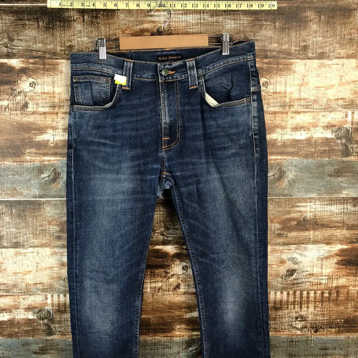Nudie Jeans DLL Nudie vintage faded Jeans Blue Denim Pants #C138 Size US 32 / EU 48 - 17 Thumbnail
