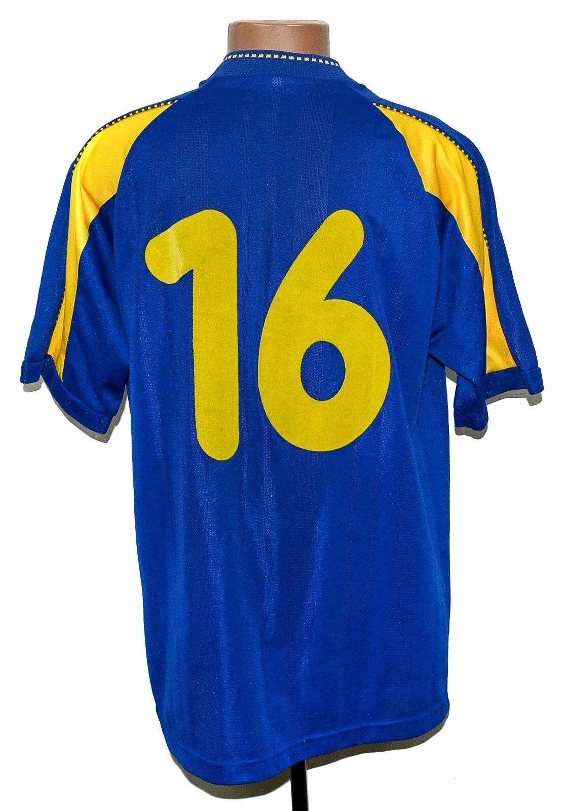 Puma UKRAINE 1998/2000 AWAY FOOTBALL SHIRT #16 SIZE XL ADULT Size US XL / EU 56 / 4 - 2 Thumbnail