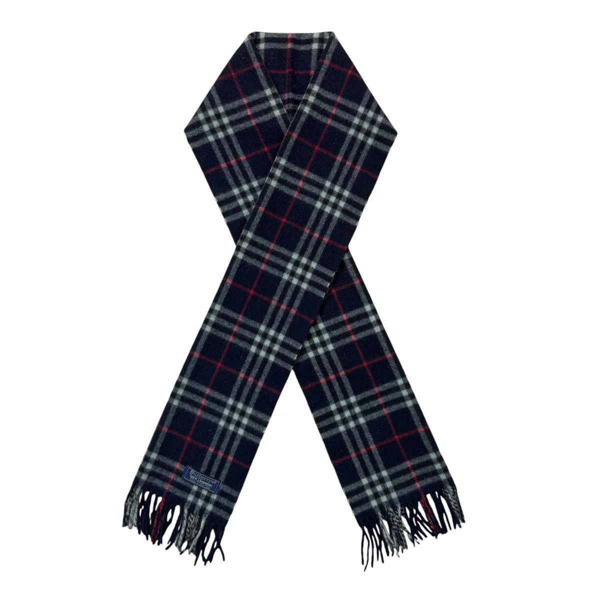 Burberry × Vintage Burberry Checked Scarves / Muffler / Neckwear - as003 Size ONE SIZE - 3 Thumbnail