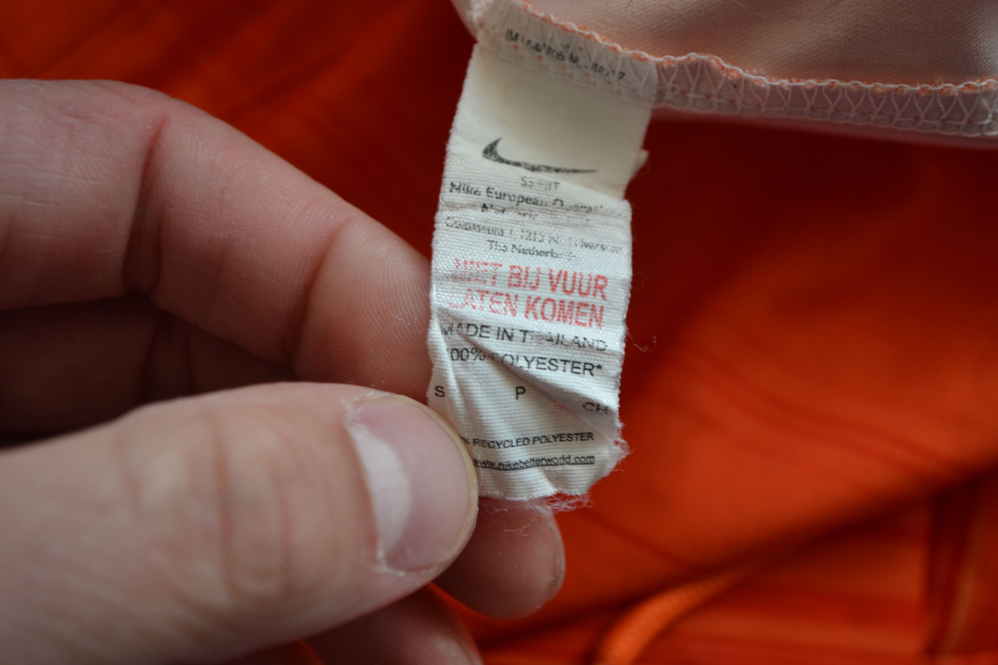 Nike Netherlands Home Football Shorts 2015 2016 Soccer Size US 30 / EU 46 - 4 Thumbnail