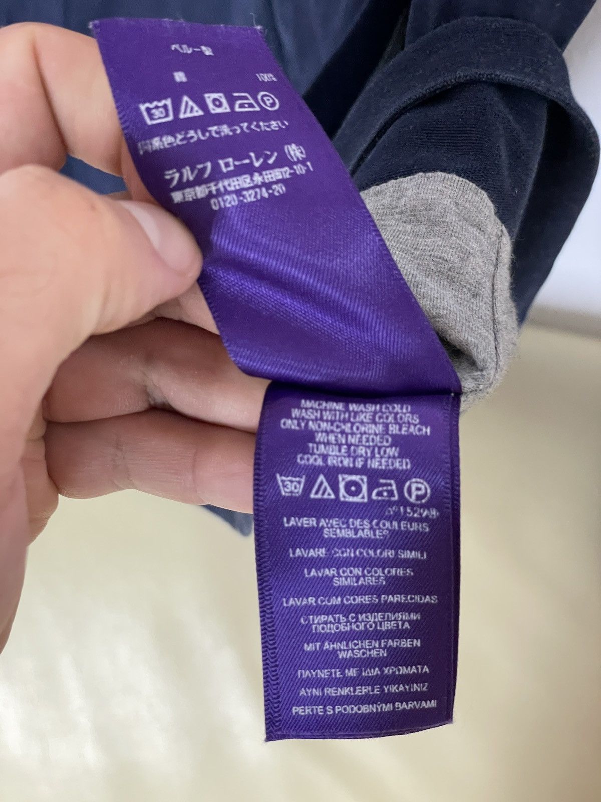 Ralph Lauren Purple Label Ralph Lauren Purple Label Navy Zip Hoodie RRP 1450$ Size US XL / EU 56 / 4 - 14 Thumbnail