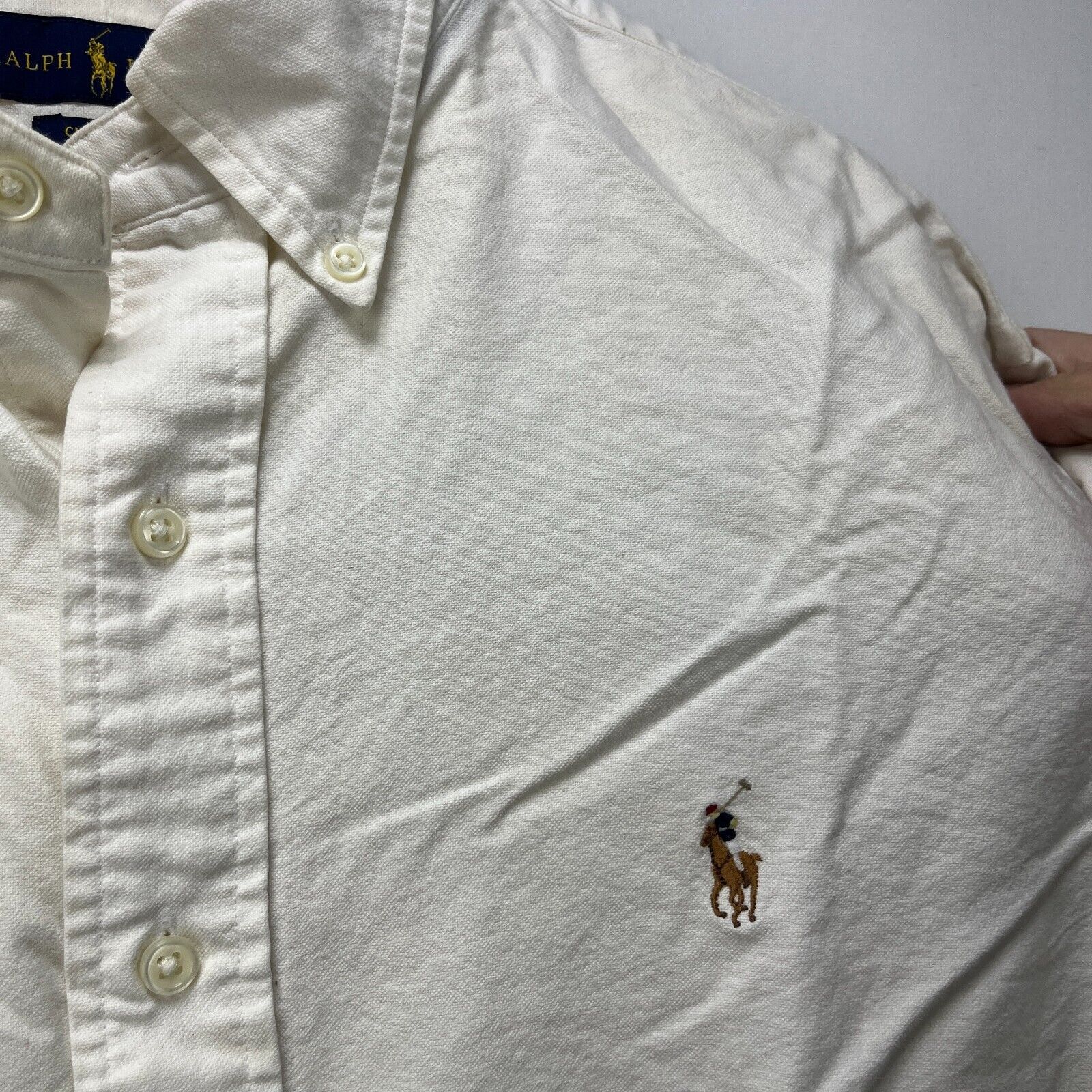 Polo Ralph Lauren × Vintage Vintage Polo Ralph Lauren Long Sleeve Buttonup Shirt XL Pony Size US XL / EU 56 / 4 - 3 Thumbnail