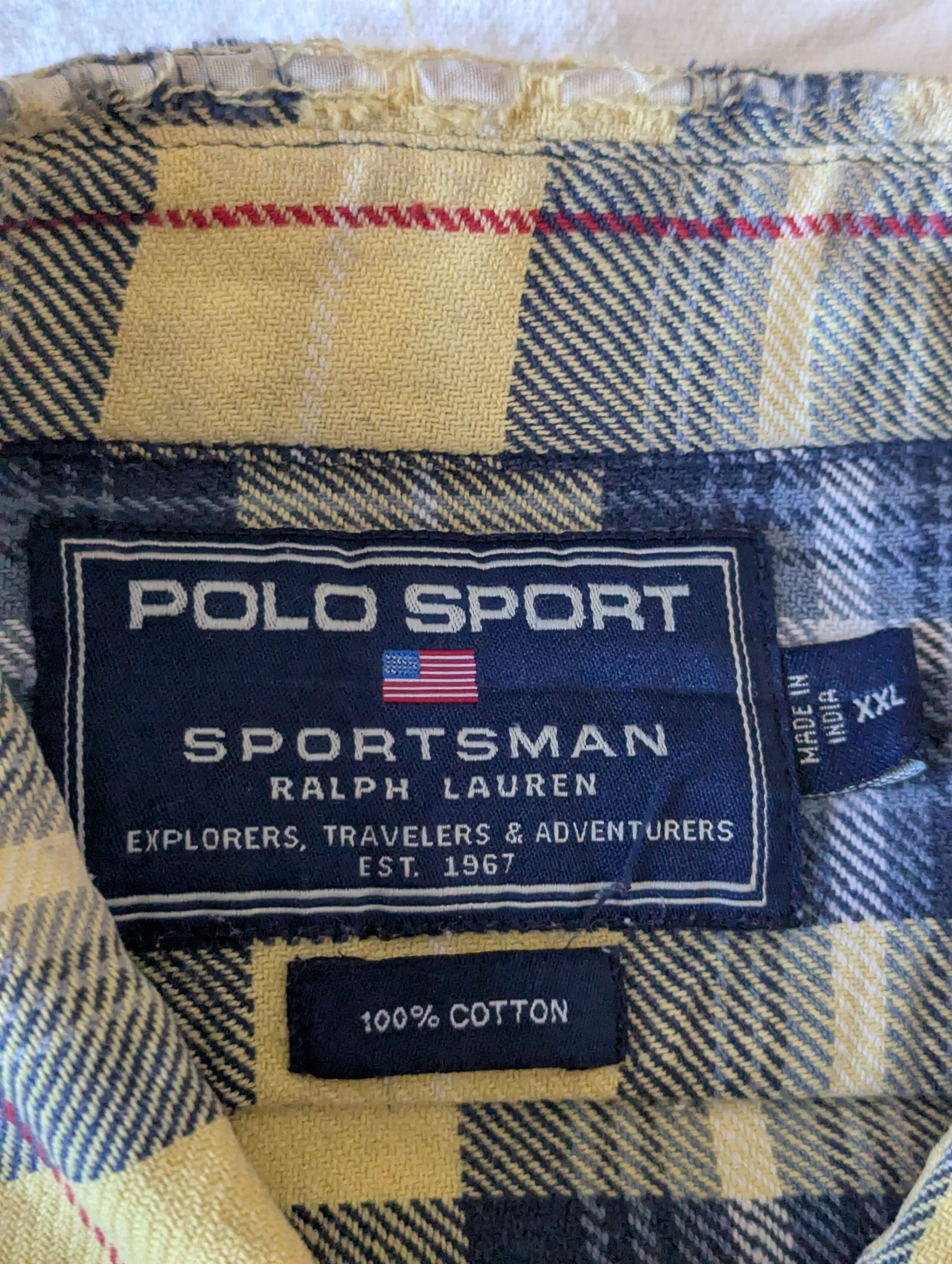 Polo Ralph Lauren Vintage Flannel with warm collar Size US XXL / EU 58 / 5 - 5 Thumbnail