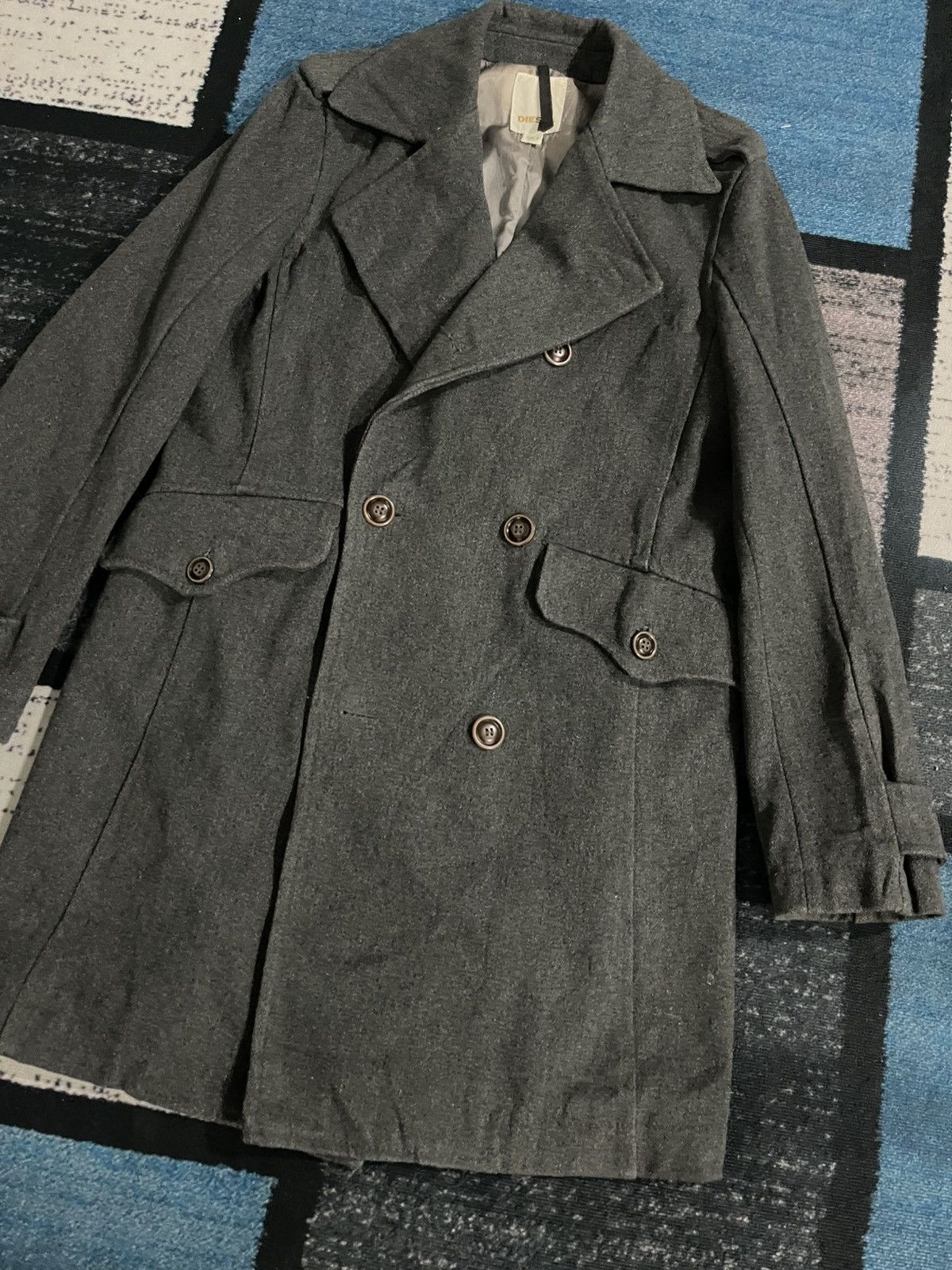 Diesel Vintage Diesel Long Coat Jacket Size US M / EU 48-50 / 2 - 3 Thumbnail