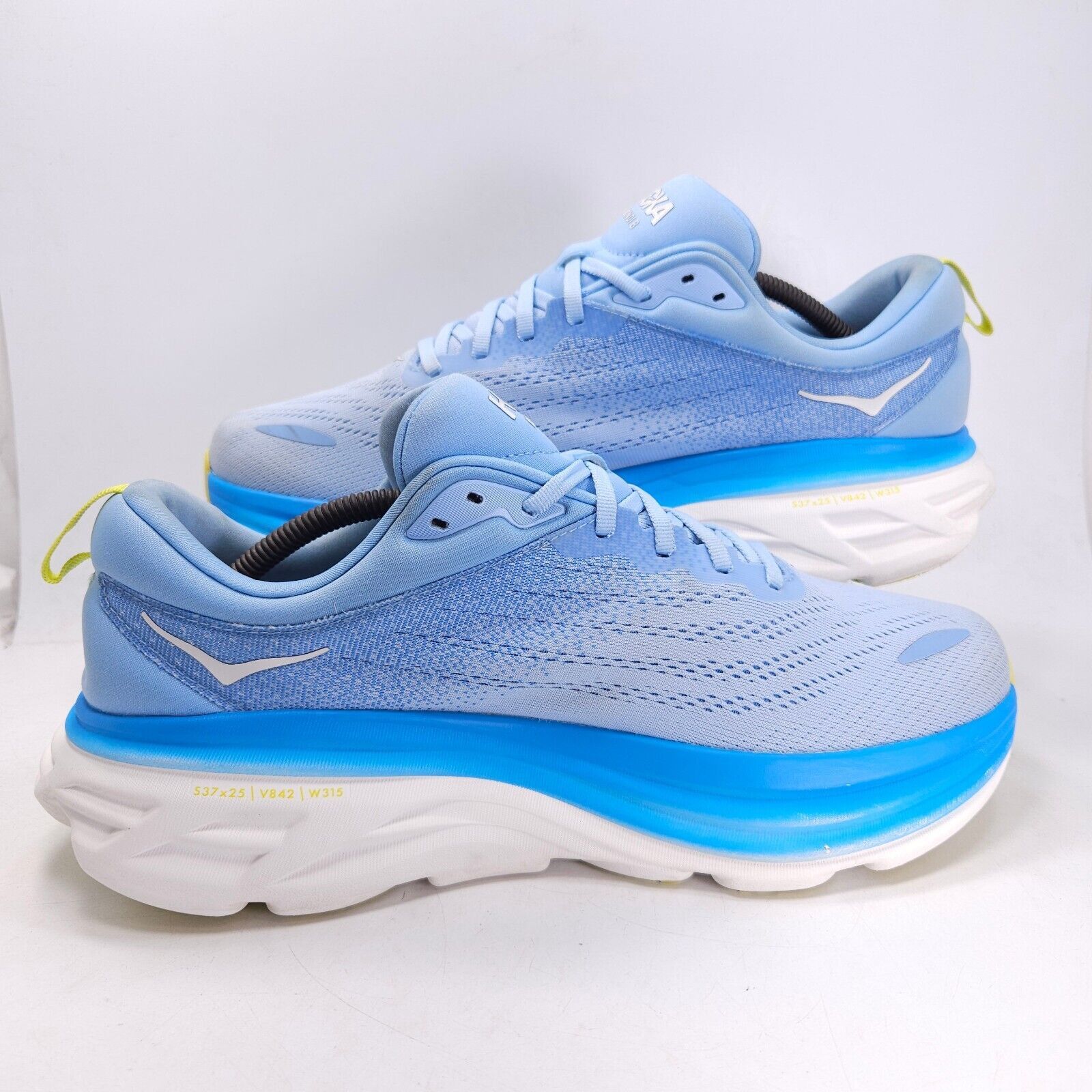 Hoka Hoka One One Bondi 8 Shoe Mens Size 11 2E F27223C Blue Size US 11 / EU 44 - 6 Thumbnail