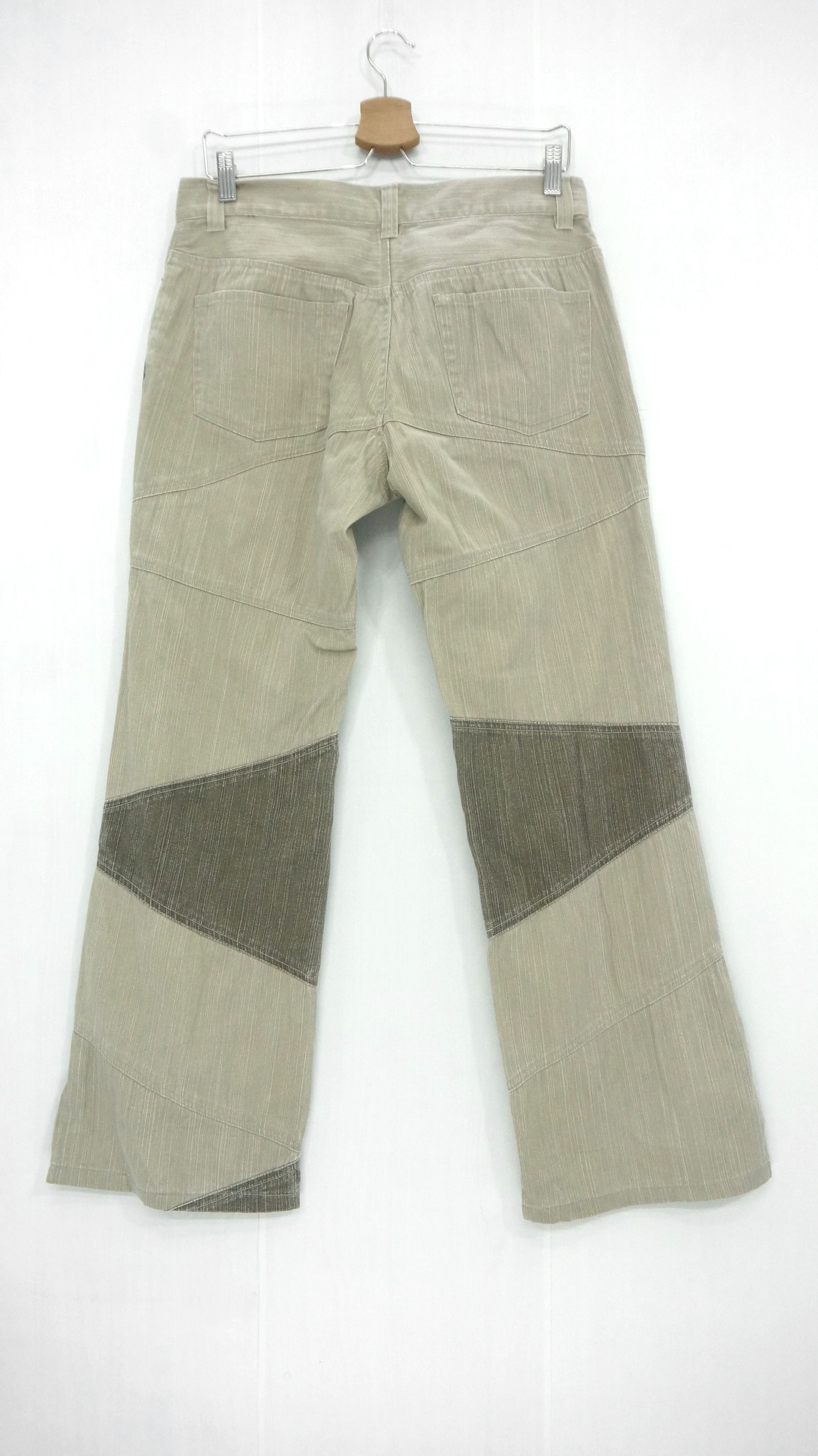 Japanese Brand Fyee 🔥 Vintage MODERN LOVERS Patchwork Flared Denim Size US 31 - 3 Thumbnail